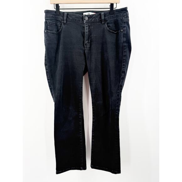 CABI Jeans Size 10 #3189 New Crop Black/Dark Gray Cropped Ankle Stretch Denim - Picture 16 of 16